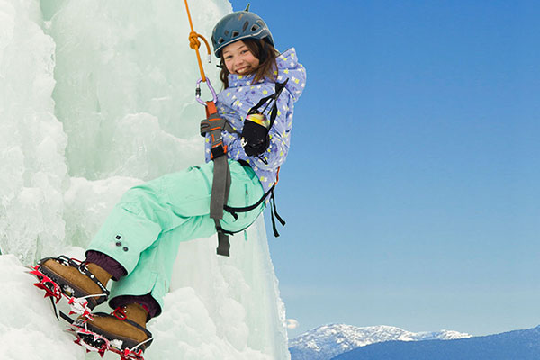 Ice climbing tower