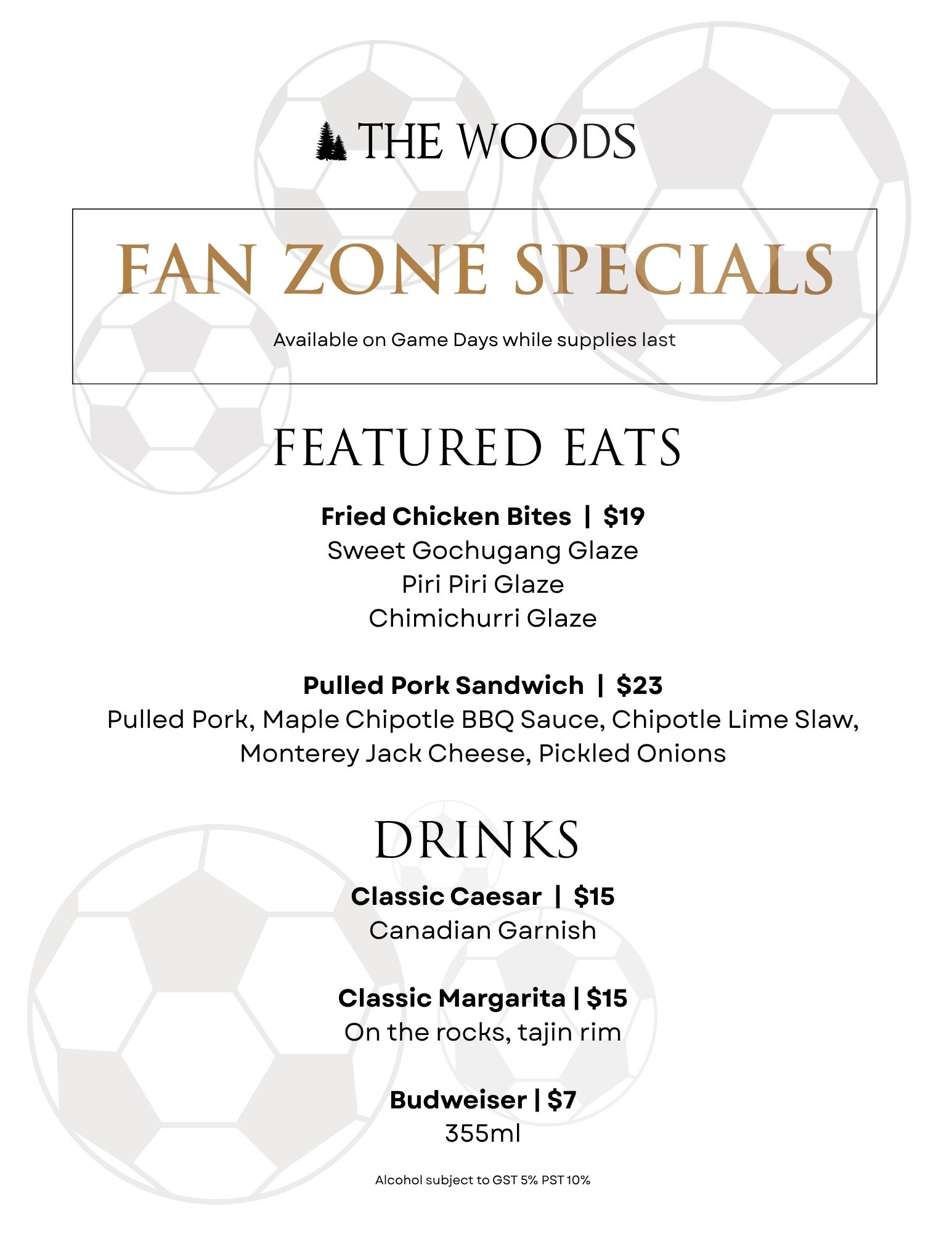 Fan Zone Specials