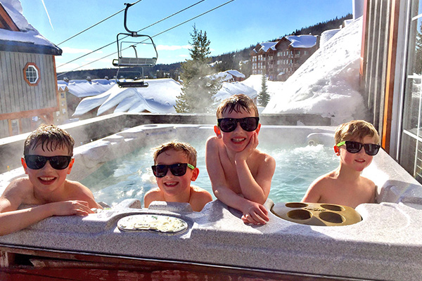 Kids hot tub