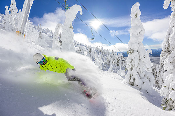 snowboarding