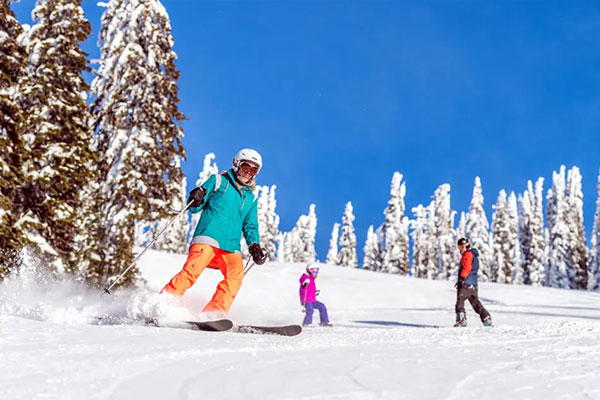 Family ski day
